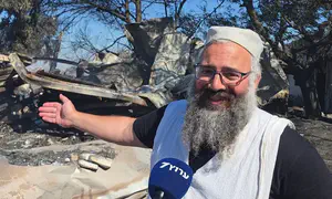 Havat Gilad resident vows to rebuild after devastating fire