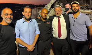 בן גביר בחוות גלעד: "הבתים ישוקמו"
