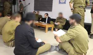 הרצוג קרא מגילת איכה עם לוחמי החשמונאים