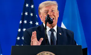 Trump rejects claims of dwindling munitions