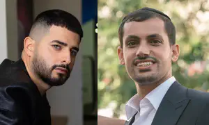 עדן חסון ומידד טסה בתפילה משותפת