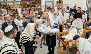 ברית מילה לבנו של בניה סמוטריץ' שנפצע