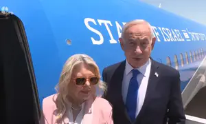 נתניהו המריא לוושינגטון, ייפגש עם טראמפ