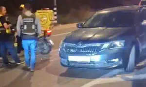 נער נפגע מרכב פלסטיני במהלך הפגנה