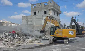 מבצע להריסת מבנים בלתי חוקיים פלסטינים