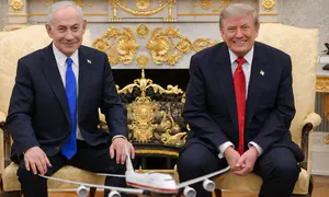 נתניהו וטראמפ נפגשים בבית הלבן