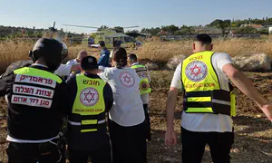 פעוט טבע בבריכה בצימר; מצבו אנוש