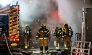 Children played with fire, supermarket burned down