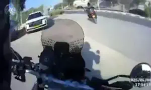 המרדף בבאר שבע הסתיים בהתנגשות