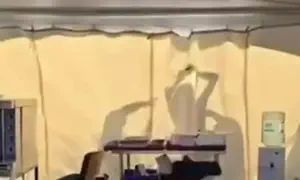 חמוש בסכין הסתער על האוהל הישראלי