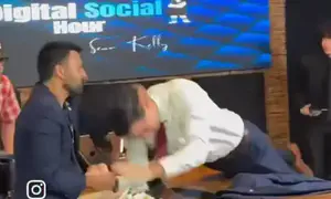 אנטי ישראלי התנפל על יוסף חדאד - שהגיב