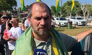 Отец покойного Амихая Рубина сопровождал своего сына в «Голани»