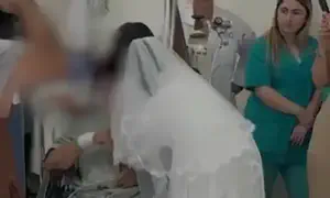חתונה מרגשת בין כותלי בית החולים