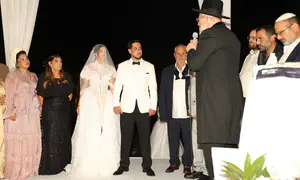רגע מצמרר בחופה של שורדי הנובה אליה וזיו
