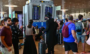 השיבושים בנתב"ג נמשכים