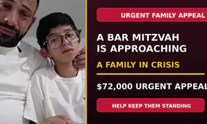Family's urgent appeal for bar mitzvah amid special needs