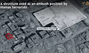IDF destroys Hamas ambush position meters from Gaza hospital