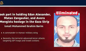 Terrorist who held 3 hostages captive eliminated