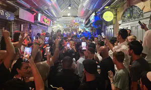 בן גביר רקד בשוק: "מי שמאמין לא מפחד"