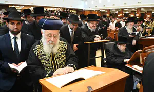 אלפי הצעירים החילונים זעקו יחד עם החסידים