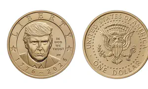 Новинка в США: монета с портретом Трампа