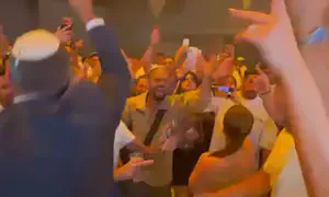 בן גביר שמע שהאולם ריק והגיע לשמח בחתונה