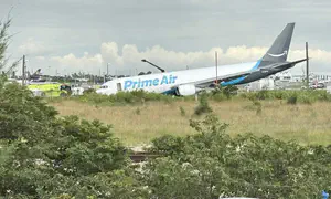 At least five killed after Amazon cargo plane overruns runway