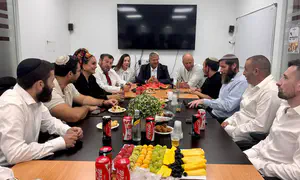 בן גביר וגוטליב בראש - בשירת "מי שמאמין"