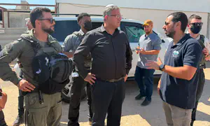 בן גביר התעמת עם תושבים בביר הדאג'