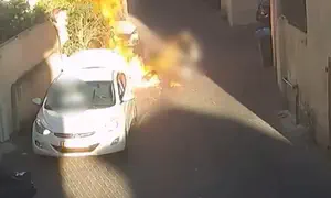 ההצתה הסתבכה: החשוד עלה באש