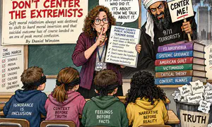 Shhh! Whatever you do, don't center the murderous extremists