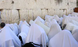 רבבות בברכת הכהנים בכותל המערבי