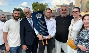 ספר תורה לזכר רן גואילי הוכנס בשומרון