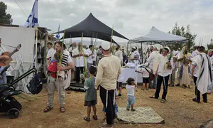 כך נראית נקודת ההתיישבות החדשה בהר חברון