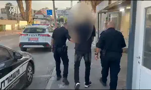 Watch: Motorcyclist runs over police officer in Lod and flees