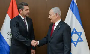 Netanyahu meets Paraguayan VP in Jerusalem