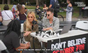 Showing real 10/7 footage to 10/7 deniers