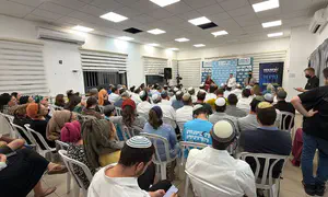יריות נשמעו בכנס של סמוטריץ' בלוד