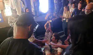 פעילי שמאל ניסו לפוצץ כנס של בן גביר
