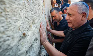 קבלת הפנים לאיזנקוט בכותל