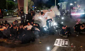 עימותים קשים וחסימות בכביש מספר 4