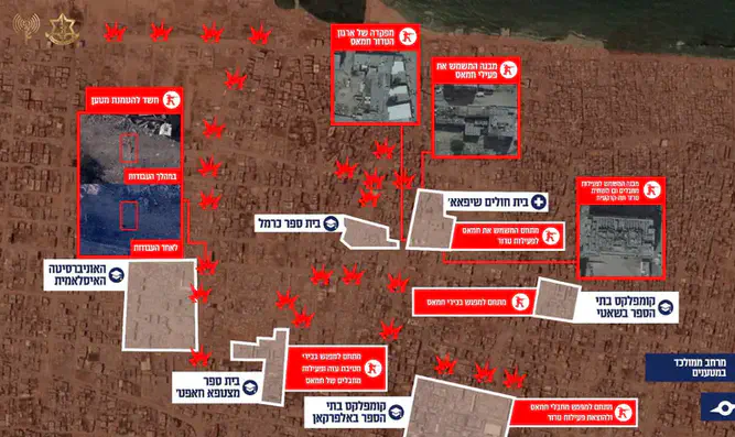 חמאס ממשיך לפעול במתקנים אזרחיים בעזה
