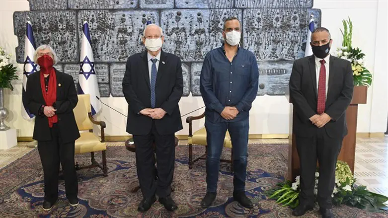 השקת המכון הישראלי לתקשורת בבית הנשיא