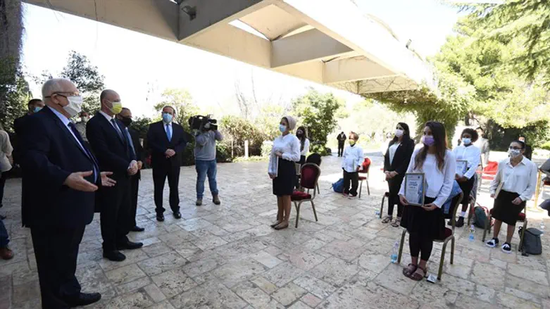 טקס מצטייני השירות הלאומי-אזרחי