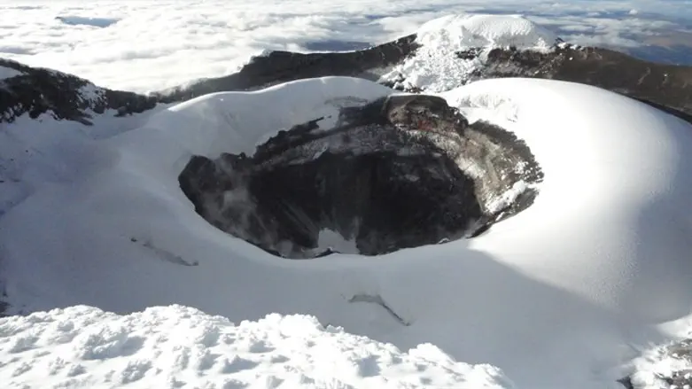 Вулкан без лавы. Иллюстрация