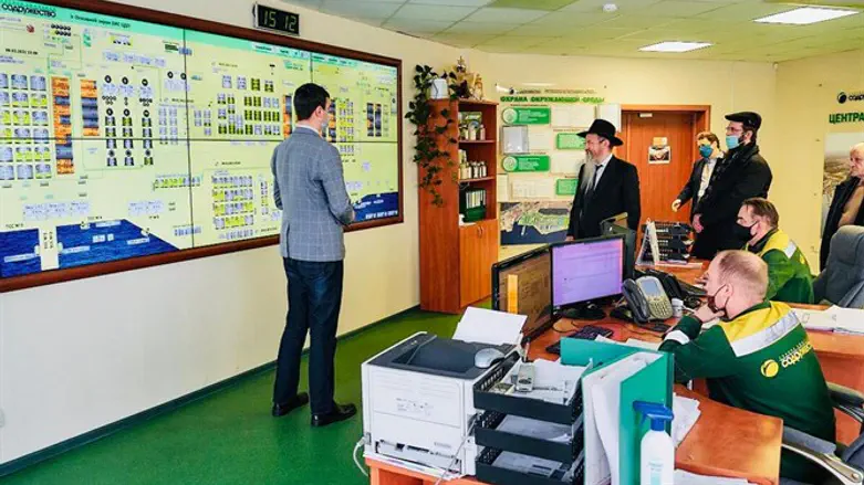 חדר הבקרה המרכזי בחברת Содружество