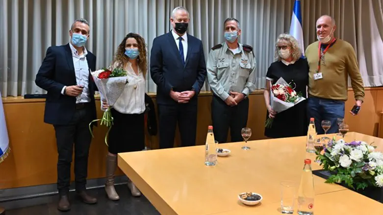 טקס המינוי בלשכת גנץ