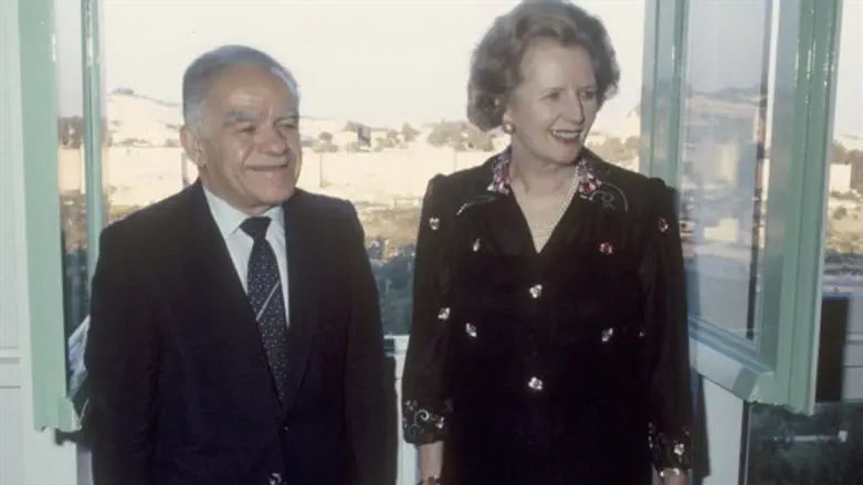 British PM Margaret Thatcher in Israel