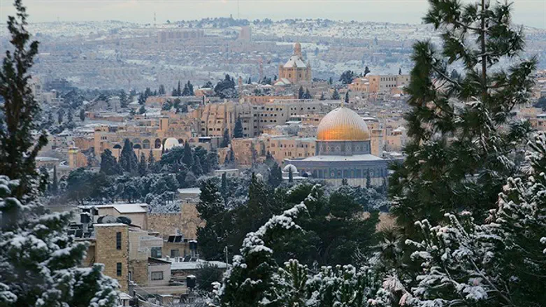 Snow in Jerusalem