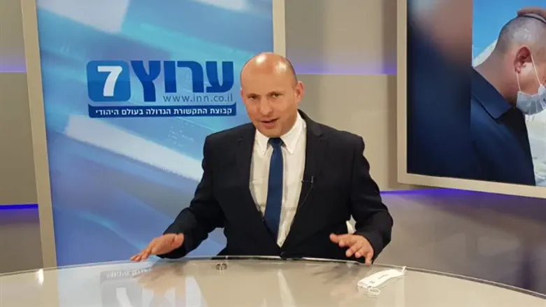 Нафтали Беннет в студии 7 канала